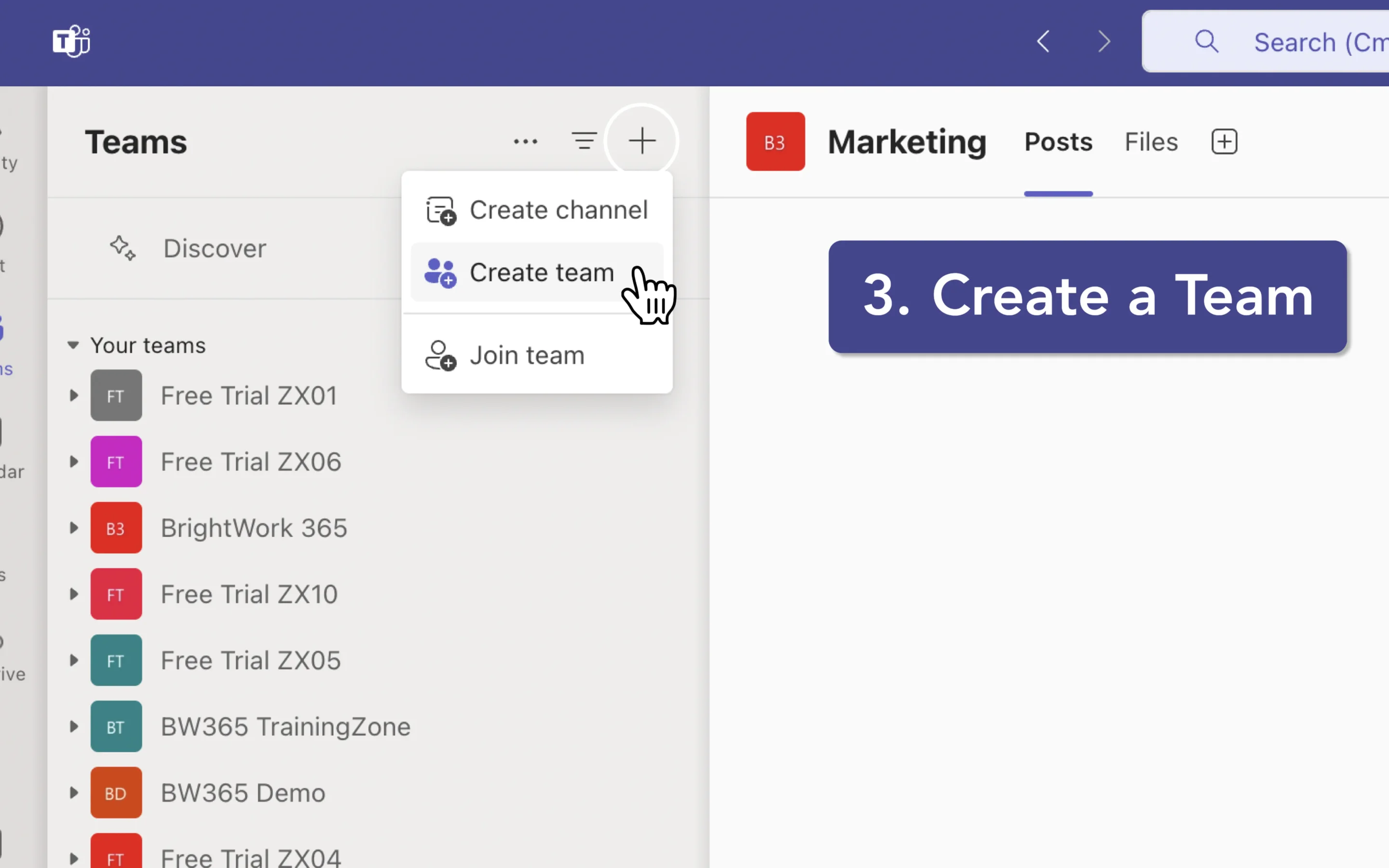 How to Create a Team in Microsoft Teams
